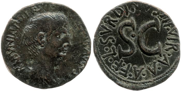RIC I (second edition) Augustus 386, реверс, bm