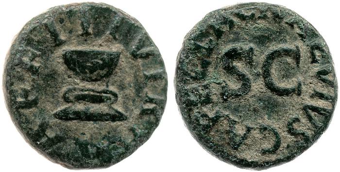 реверс RIC I (second edition) Augustus 466