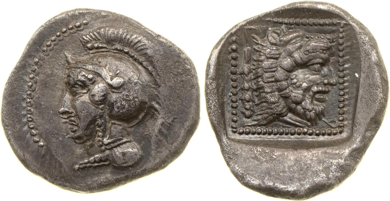 аверс Arbinas Telmessus Mørkholm and Zahle 1976 69-71