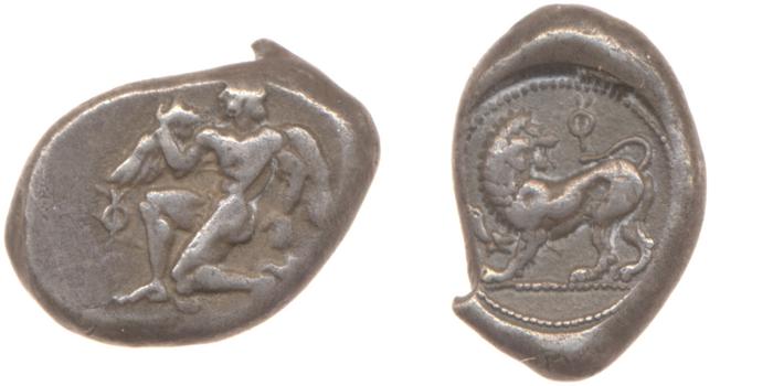 Uncertain Carian mint B Konuk 2007 M33-6, реверс, bm