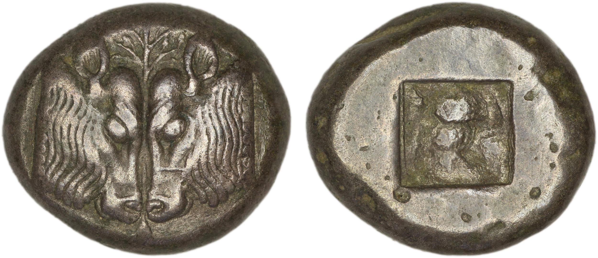 Lesbos Babelon 1907 607-8, аверс, bm
