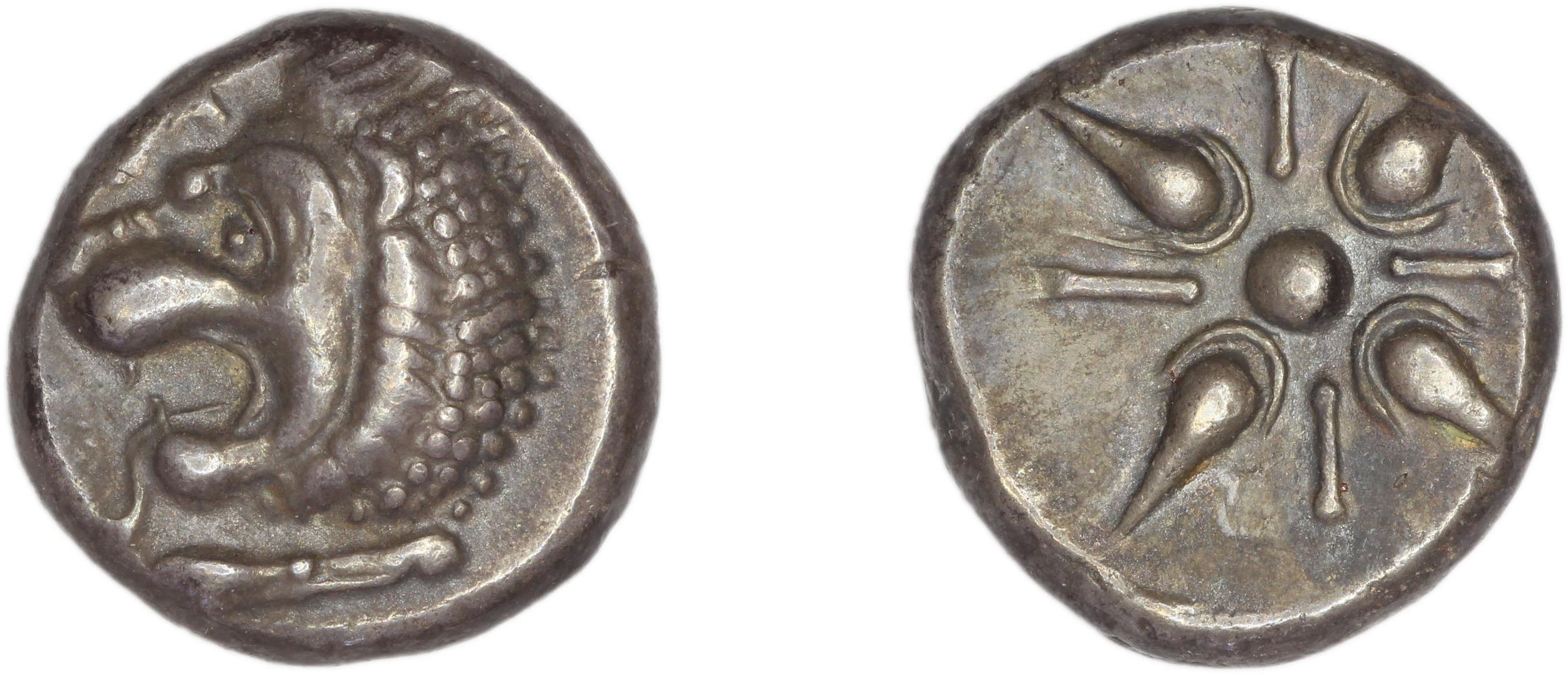Hecatomnus of Caria Mylasa Konuk 1998 A1, аверс, Британский музей
