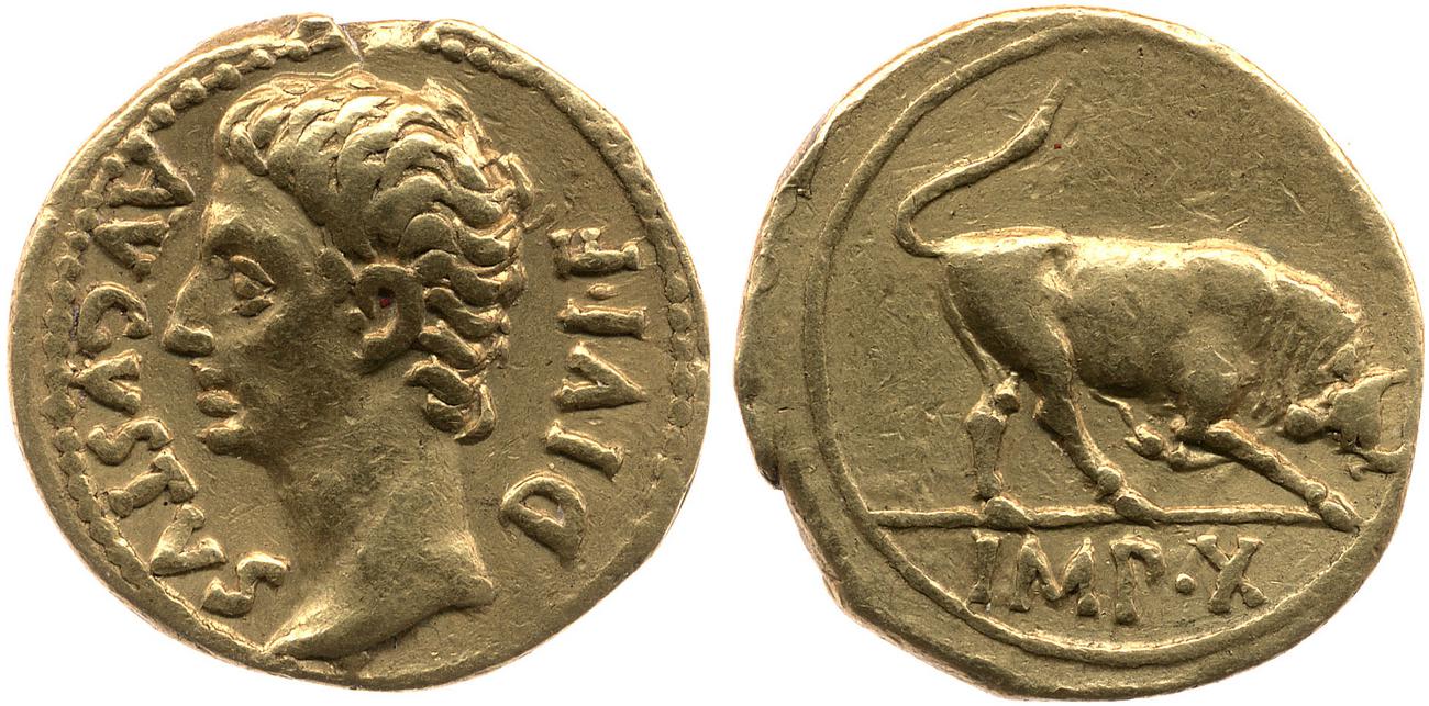 аверс RIC I (second edition) Augustus 166B