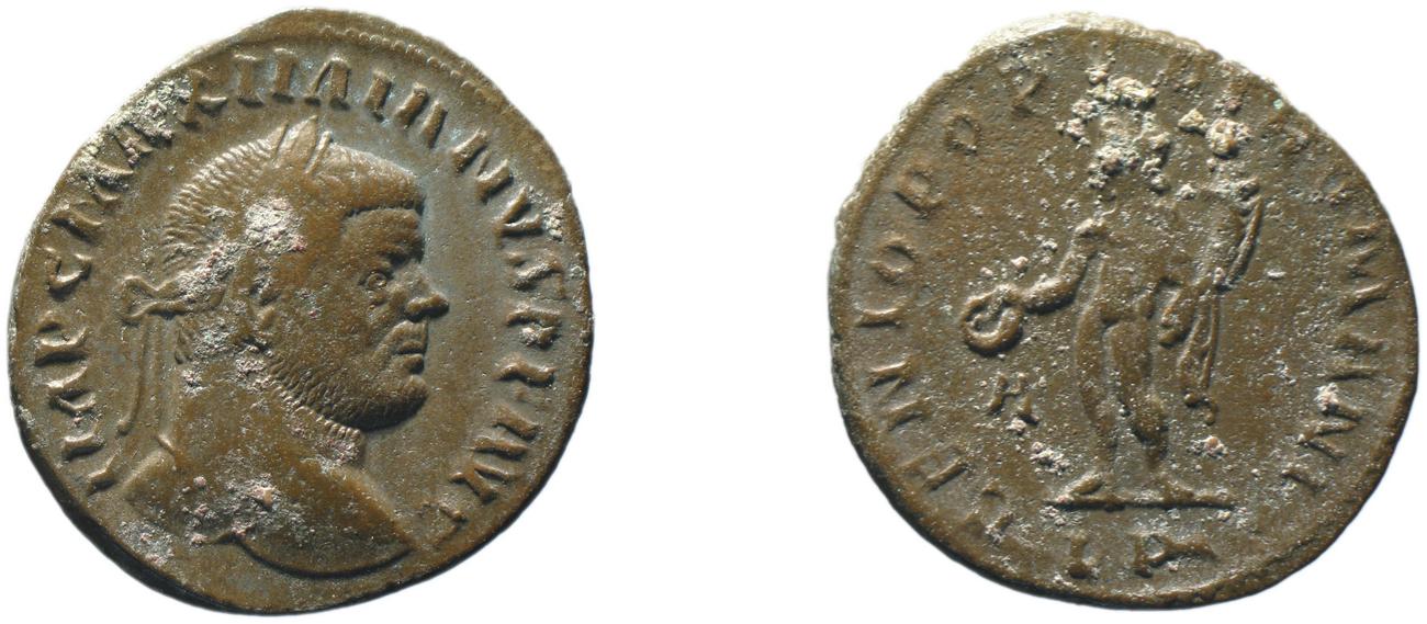 RIC VI Lugdunum 27b, аверс, Британский музей