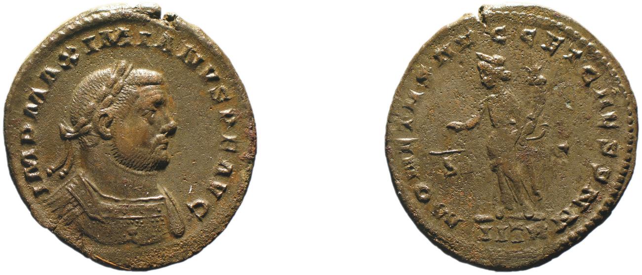 RIC VI Treveri 544b, аверс, bm