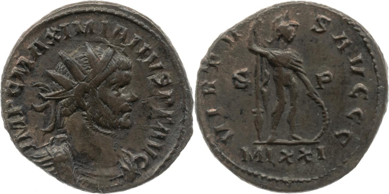 obverse RIC V Carausius issuing for Diocletian/Maximian 39