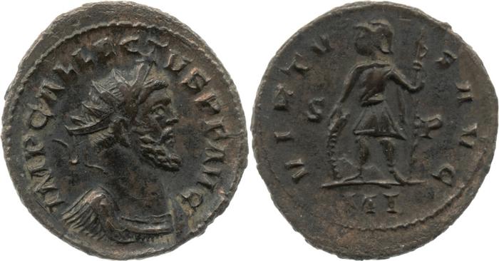 RIC V Allectus 49, реверс, bm