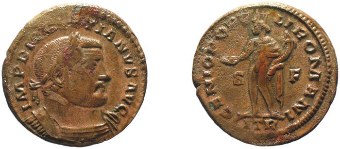 RIC VI Treveri 524a, реверс, bm