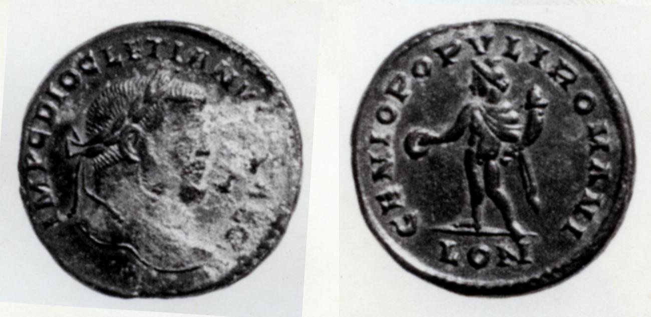 RIC VI Londinium 1a, аверс, Британский музей