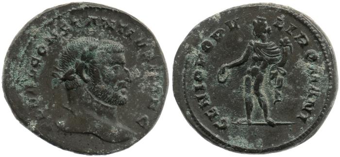 RIC VI Lugdunum 17a, реверс, bm