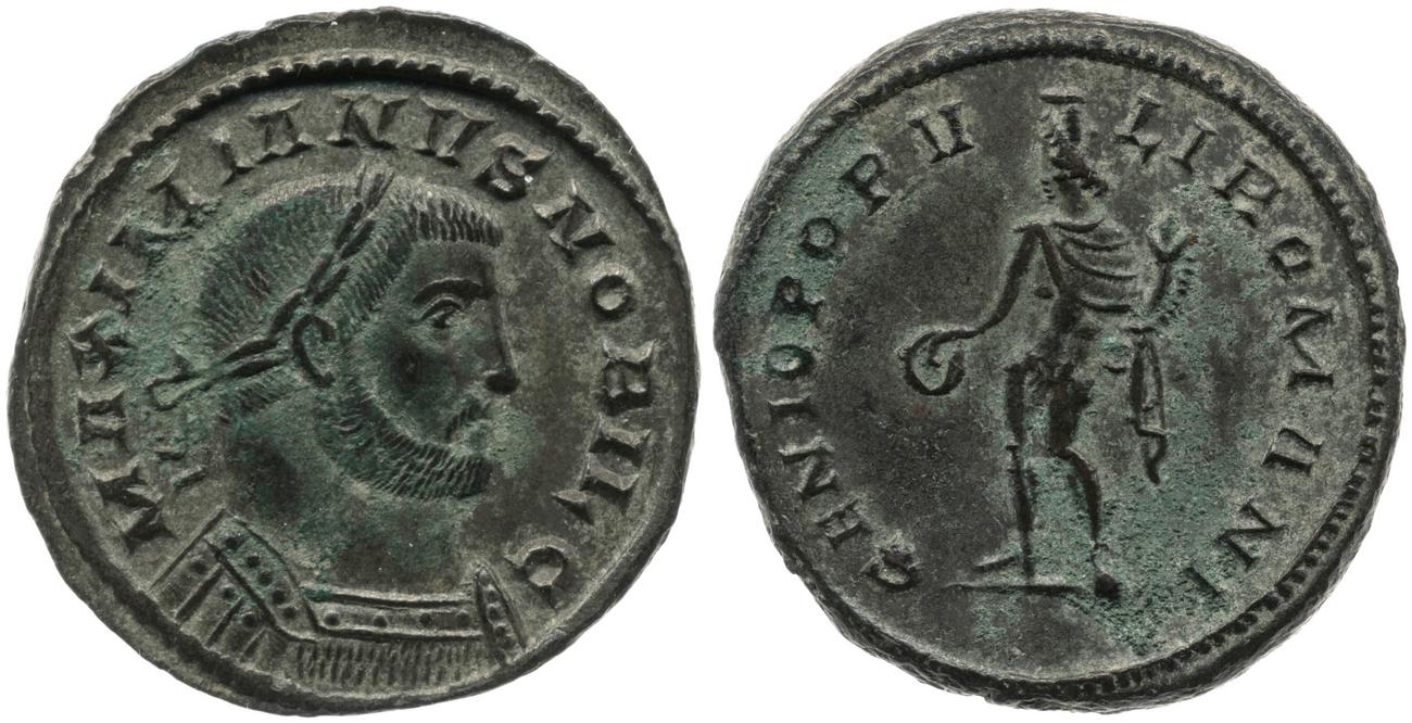 RIC VI Londinium 33, аверс, Британский музей