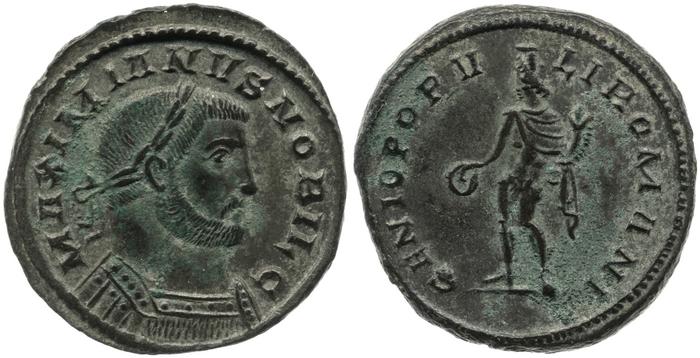 RIC VI Londinium 33, реверс, Британский музей