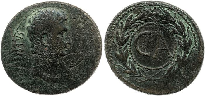 RIC I (second edition) Augustus 501, реверс, bm