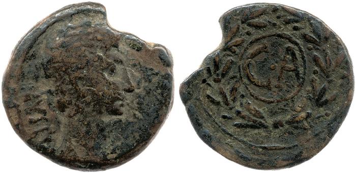 RIC I (second edition) Augustus 498, реверс, bm
