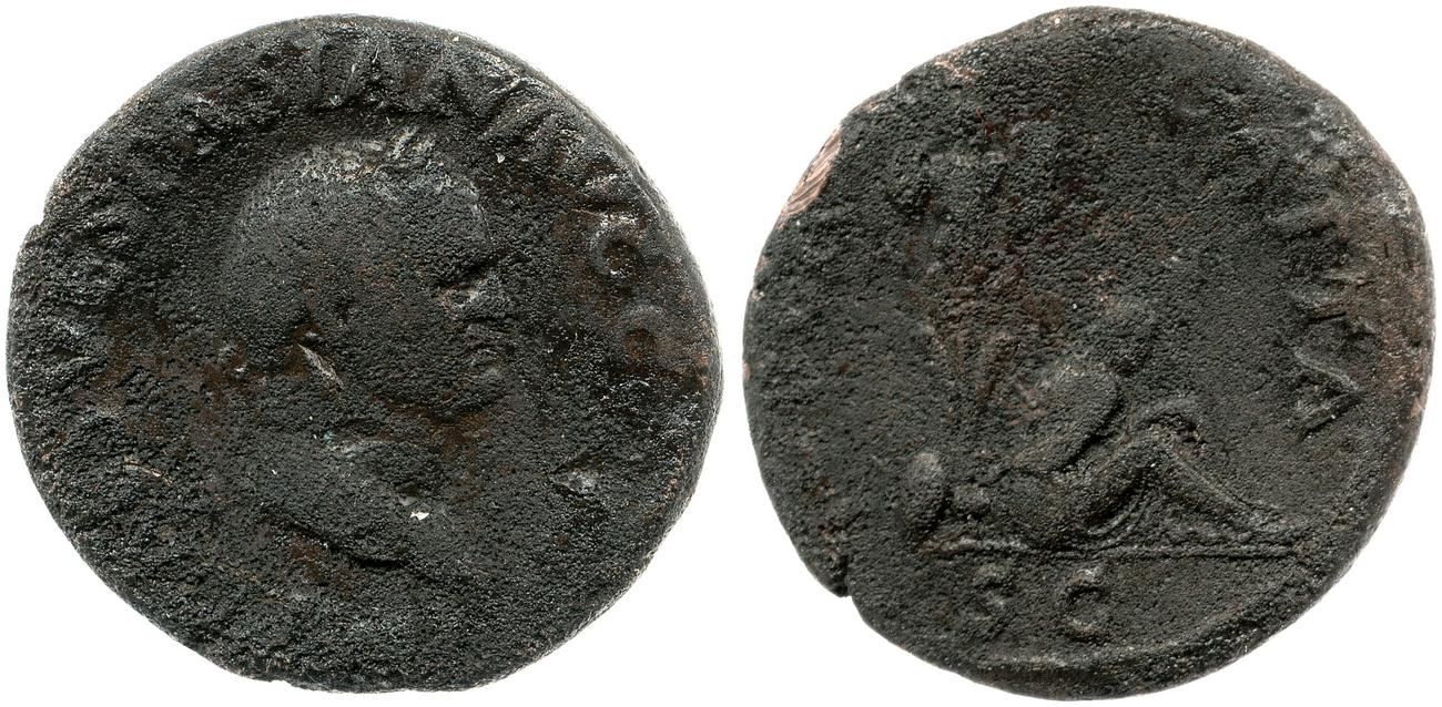 RIC II, Part 1 (second edition) Vespasian 308, аверс, Британский музей