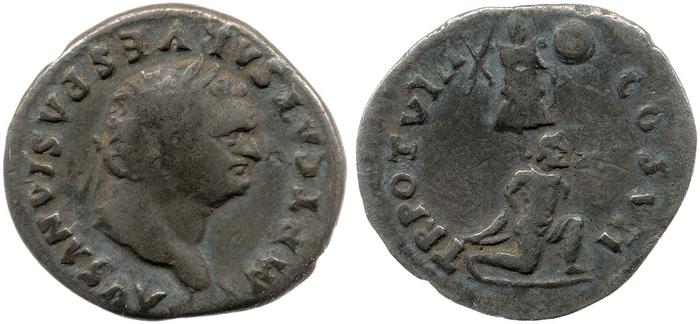 RIC II, Part 1 (second edition) Titus 1, реверс, bm