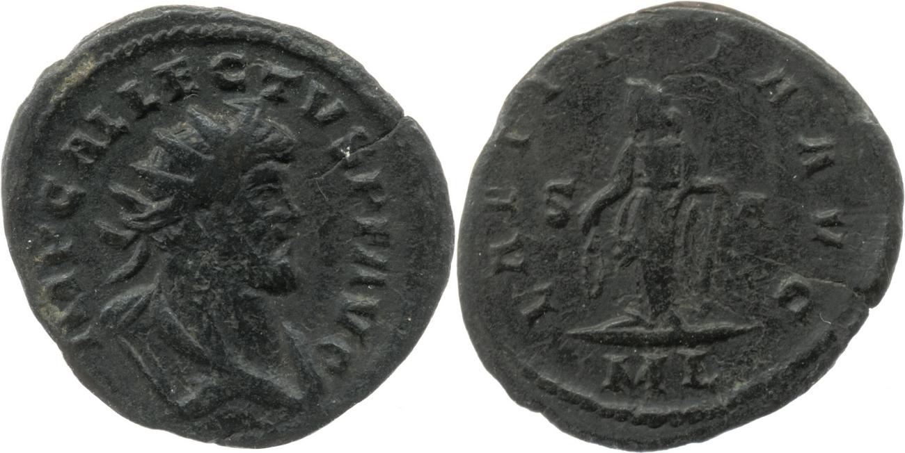 RIC V Allectus 22, аверс, bm