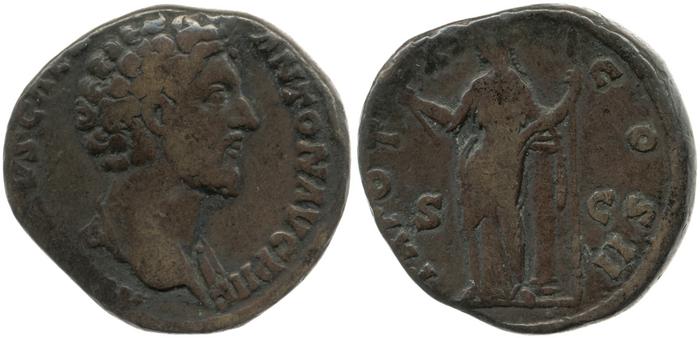 реверс RIC III Antoninus Pius 1337A