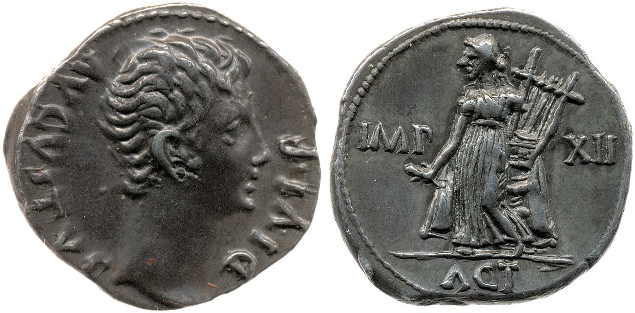 RIC I (second edition) Augustus 180, аверс, bm