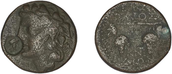 Cnidus Nordbø 1972 Series 27, реверс, Британский музей