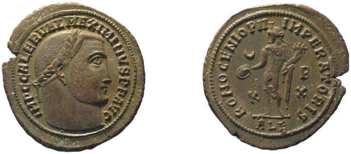 RIC VI Alexandria 144b, реверс, bm