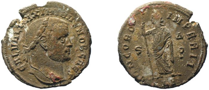 RIC VI Alexandria 52, реверс, bm