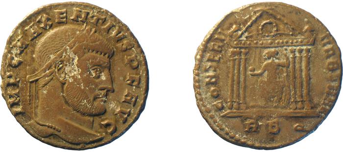 RIC VI Rome 210, реверс, bm