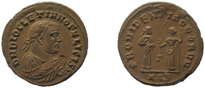 RIC VI Alexandria 91a, реверс, bm