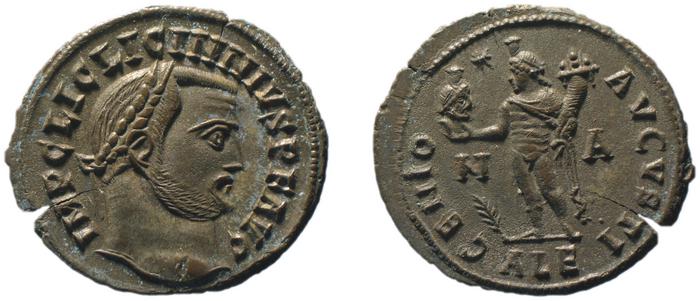 RIC VI Alexandria 160a, реверс, bm