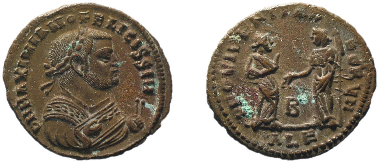 RIC VI Alexandria 87b, аверс, bm