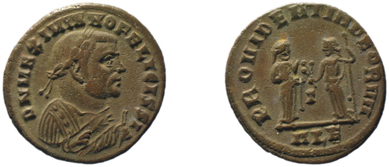 RIC VI Alexandria 87b, аверс, bm