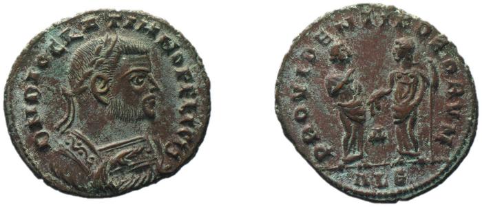 RIC VI Alexandria 93a, реверс, bm