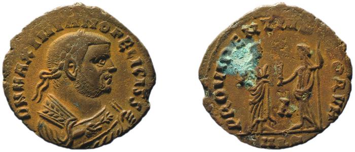 RIC VI Alexandria 91b, реверс, bm