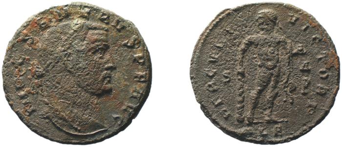 RIC VI Alexandria 62, реверс, bm