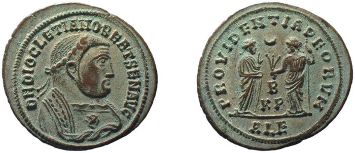 RIC VI Alexandria 128, реверс, bm