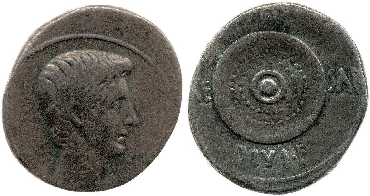 RIC I (second edition) Augustus 543A, аверс, bm