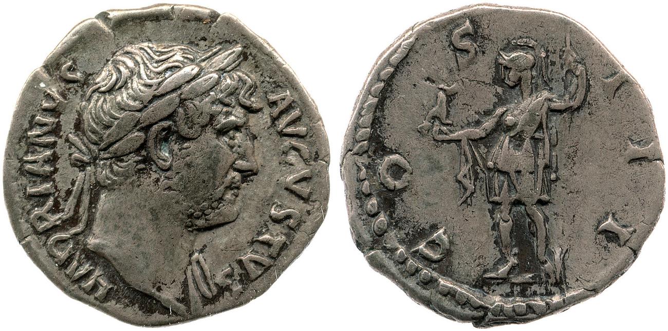 RIC II, Part 3 (second edition) Hadrian 722, аверс, bm