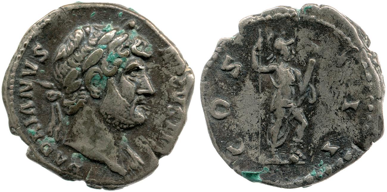 аверс RIC II, Part 3 (second edition) Hadrian 851