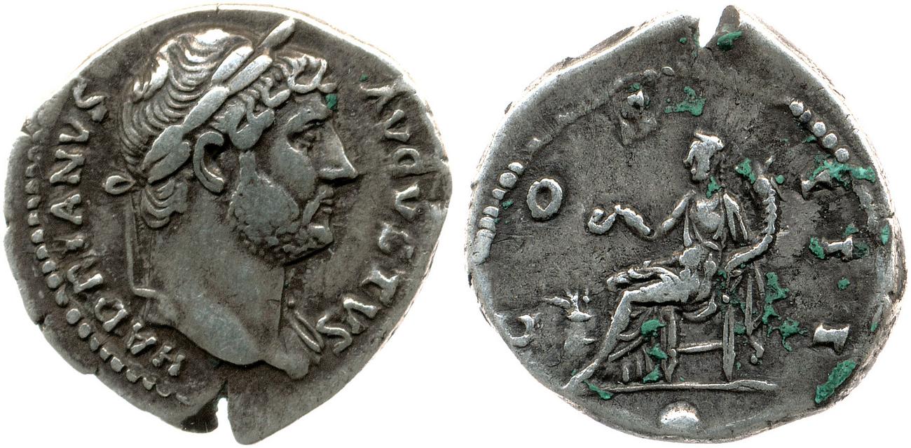obverse RIC II, Part 3 (second edition) Hadrian 855
