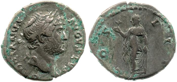 RIC II, Part 3 (second edition) Hadrian 714, реверс, bm