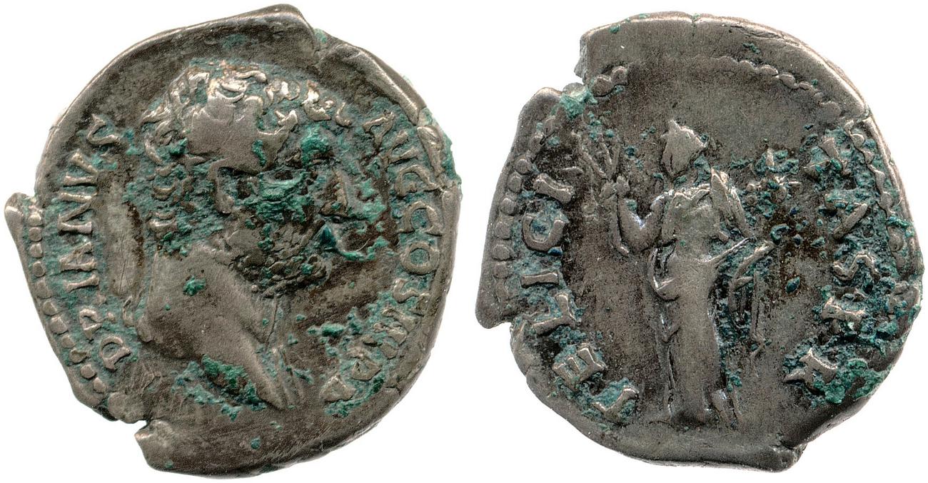 obverse RIC II, Part 3 (second edition) Hadrian 2044