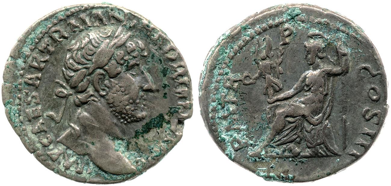 RIC II, Part 3 (second edition) Hadrian 541, аверс, bm