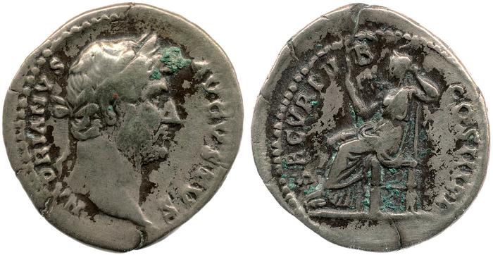реверс RIC II, Part 3 (second edition) Hadrian 1125