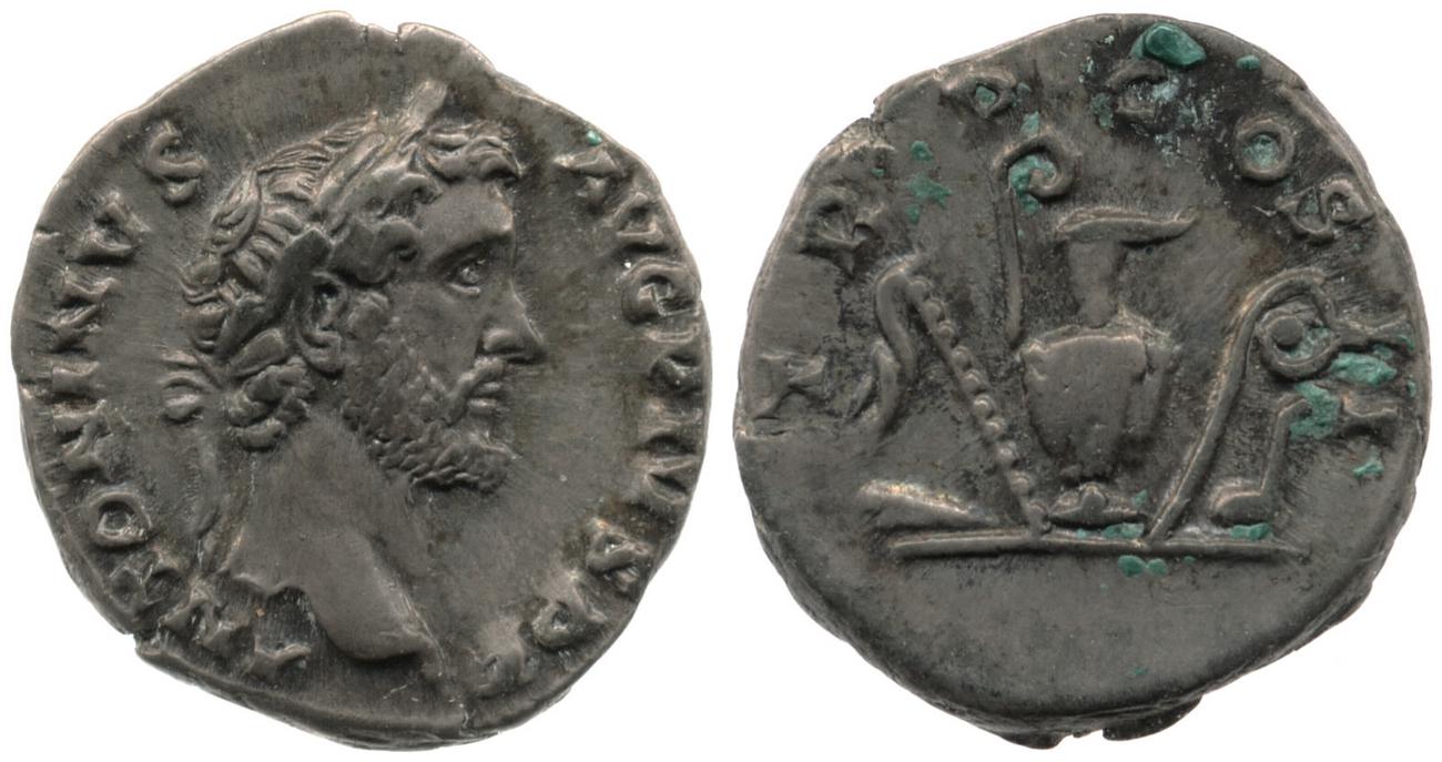 RIC III Antoninus Pius 46, аверс, Британский музей