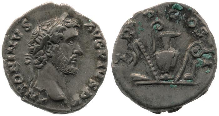 RIC III Antoninus Pius 46, реверс, Британский музей