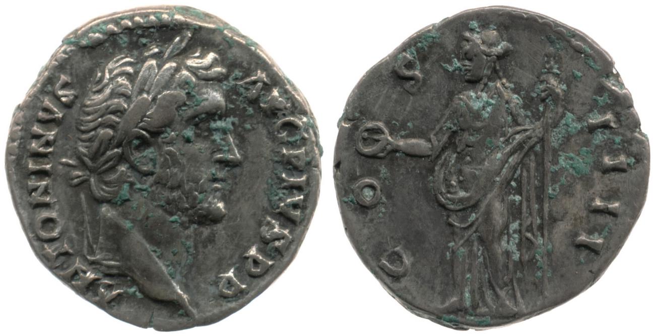 RIC III Antoninus Pius 129, аверс, bm