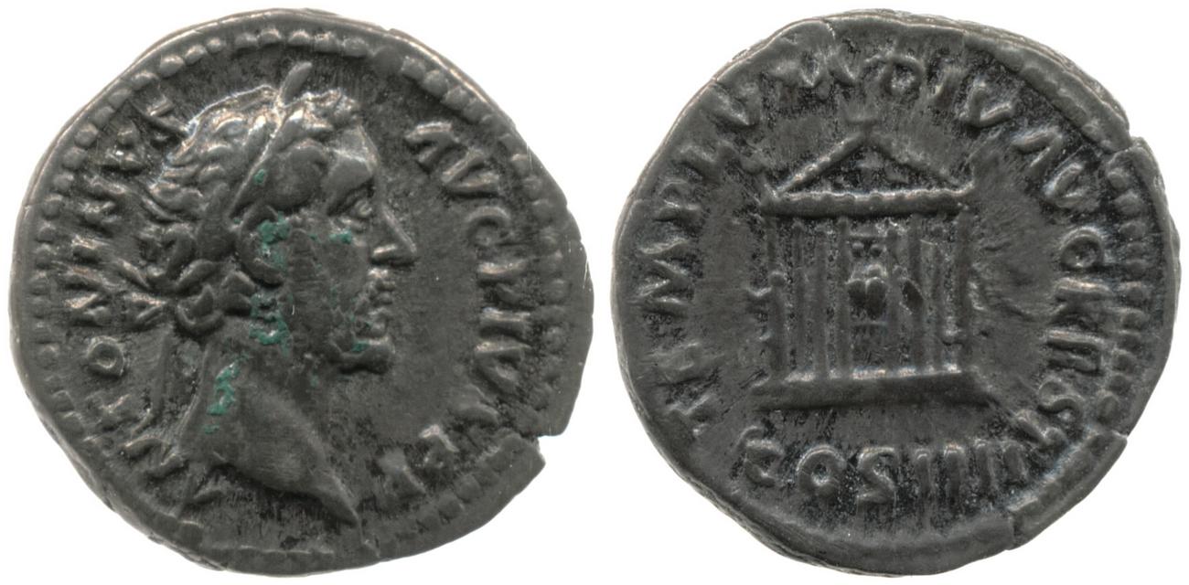 RIC III Antoninus Pius 143, аверс, bm