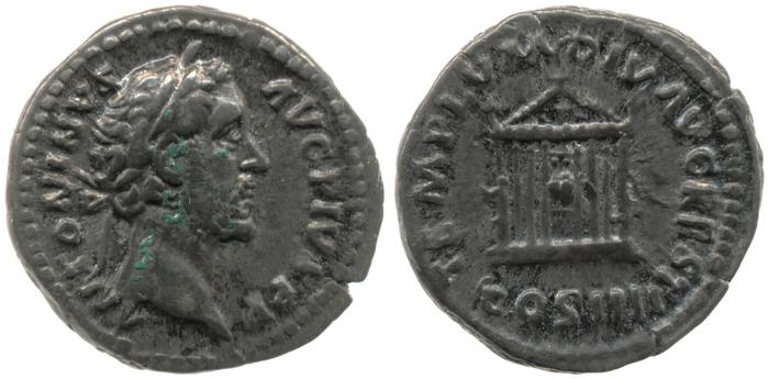 RIC III Antoninus Pius 143, реверс, bm