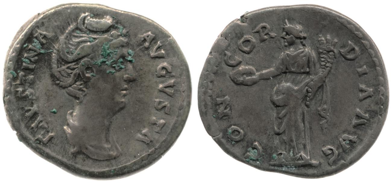 RIC III Antoninus Pius 335, аверс, Британский музей