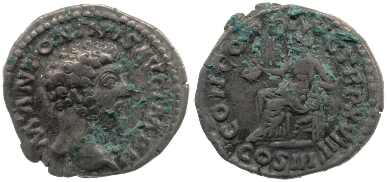 аверс RIC III Marcus Aurelius 87